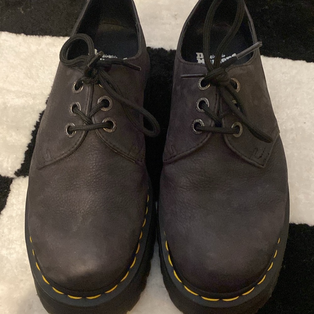 Men’s Platform Nubuck leather Dr martens SIZE 9